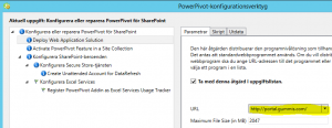 powerpivot site configuration