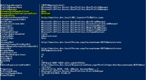 SharePoint My Site deleted properties powershell
