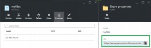 azure file share url